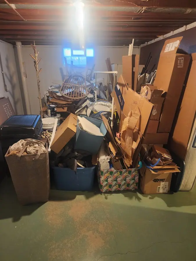 Roll-off dumpster container at job site for Yard Waste Dumpster Rental in Philomath